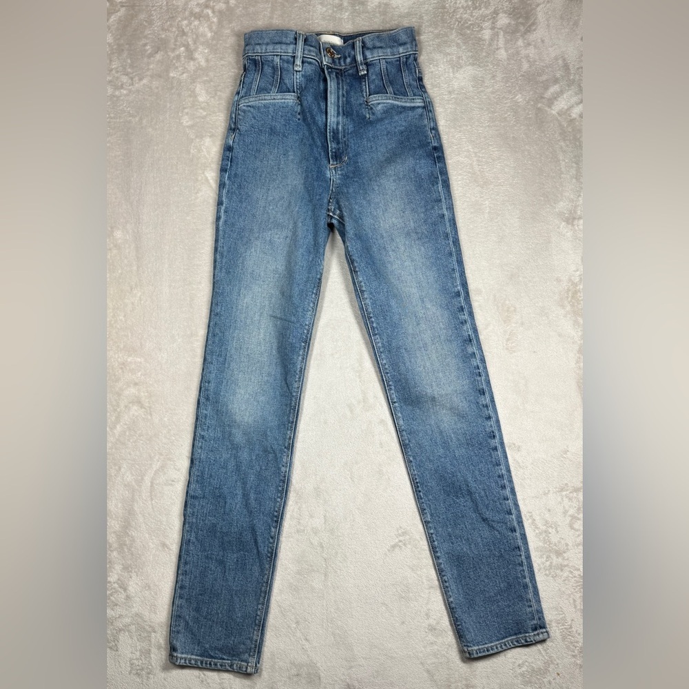 Favorite Daughter The Jordie British Columbia Super High Rise Straight Size 23 - Picture 2 of 16